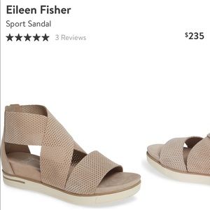 6M Eileen Fisher Sport sandal in earth beautiful!